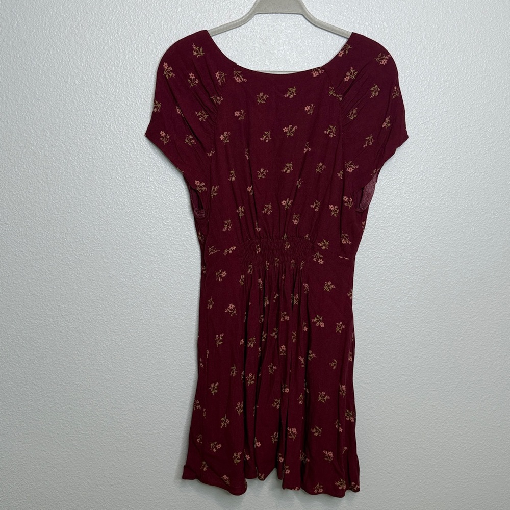 NWT Free People Everyone’s Favorite Minidress Red Floral M - Picture 9 of 9